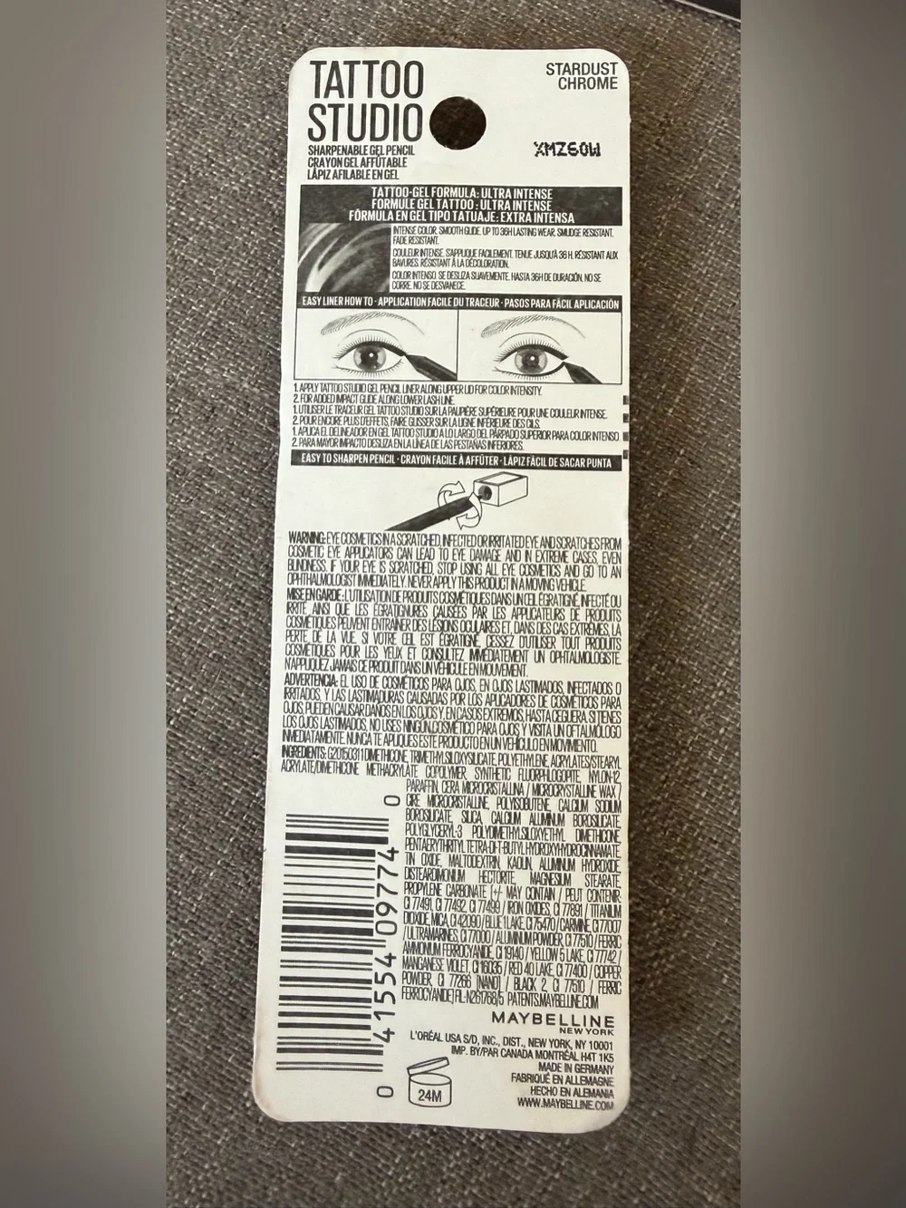 Maybelline Tattoo Studio DuoChrome Gel Eyeliner - Stardust Chrome 821